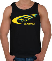 printfashion SUBARU póló - Férfi atléta - Fekete (2040081)
