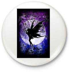 printfashion Ursula tündér - Kitűző, hűtőmágnes - Fehér (3074396)