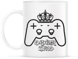 printfashion Gamer king - Bögre - Fehér (5324959)