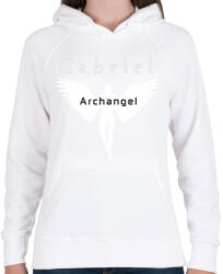 printfashion Arkangyal - Női kapucnis pulóver - Fehér (2087312)