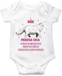 printfashion Rák - Perzsa cica - Baba Body - Fehér (13337346)
