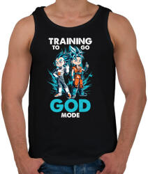 printfashion GOD MODE - Férfi atléta - Fekete (519700)