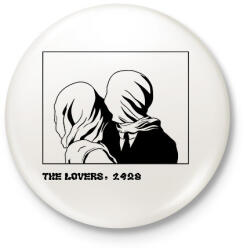 printfashion The lovers - Kitűző, hűtőmágnes - Fehér (15895101)