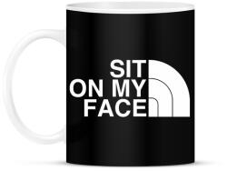 printfashion Sit on my face - Bögre - Fekete (5196676)
