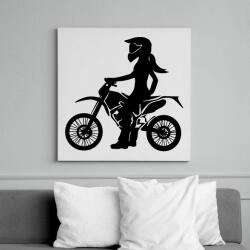 printfashion enduroscsaj - Vászonkép - Fehér (6633151)