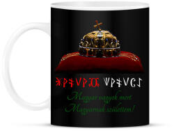 printfashion magyar vagyok2 - Bögre - Fekete (15971265)