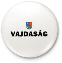 printfashion Vajdaság - Kitűző, hűtőmágnes - Fehér (14098229)