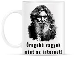 printfashion öregebb vagyok mint az internet - Bögre - Fehér (1452411)