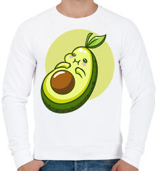 printfashion Avokádó Baby - Férfi pulóver - Fehér (13476696)