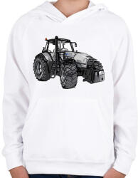 printfashion traktor - Gyerek kapucnis pulóver - Fehér (2821865)