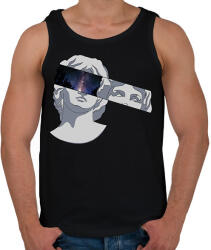 printfashion Szobor galaxis - Férfi atléta - Fekete (13999103)