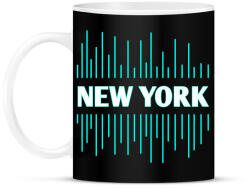 printfashion New York - Bögre - Fekete (4388583)