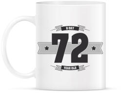 printfashion b-day-72-dark-lightgrey - Bögre - Fehér (790579)