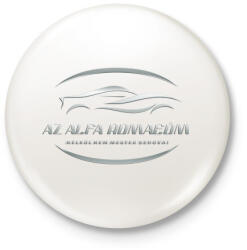 printfashion A alfa romeóm nélkül - Kitűző, hűtőmágnes - Fehér (6124512)