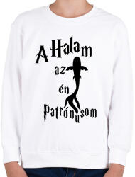 printfashion A Halam az én Patrónusom - Gyerek pulóver - Fehér (16502341)