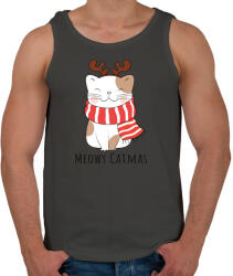 printfashion Agancsos cica - Férfi atléta - Sötétszürke (5465173)