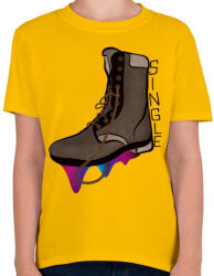 printfashion Szingli - Gyerek póló - Sárga (65865)