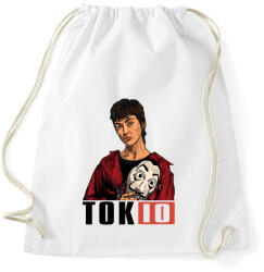 printfashion A nagy pénzrablás - TOKIO - Sportzsák, Tornazsák - Fehér (4770983)