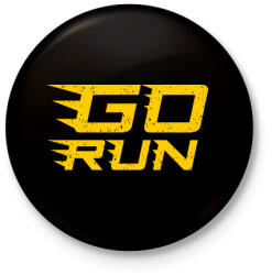 printfashion Fuss - Kitűző, hűtőmágnes - Fekete (4792602)