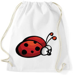 printfashion katicabogár - Sportzsák, Tornazsák - Fehér (16100257)