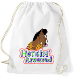 printfashion Horsin' around - Sportzsák, Tornazsák - Fehér (2016686)