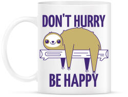 printfashion DONT HURRY BE HAPPY - Bögre - Fehér (10275387)