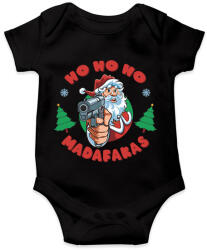 printfashion Ho ho ho madafakas - Baba Body - Fekete (14916730)
