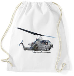 printfashion AH-1 Cobra - Sportzsák, Tornazsák - Fehér (491106)