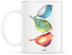 printfashion Birds - Bögre - Fehér (1254229)