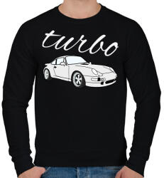 printfashion Turbo - Férfi pulóver - Fekete (5013963)