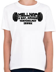 printfashion Mellnap - Gyerek póló - Fehér (2393762)