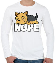printfashion Yorkshire - Férfi hosszú ujjú póló - Fehér (2363896)