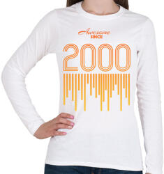 printfashion 2000 - Női hosszú ujjú póló - Fehér (12158802)