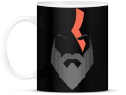 printfashion god of war - Bögre - Fekete (1718125)