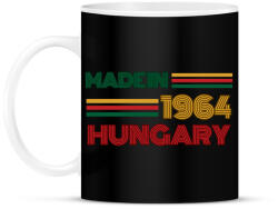 printfashion Szülinap made in Hungary 1964 - Bögre - Fekete (16844091)