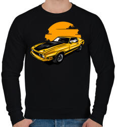 printfashion muscle car - Férfi pulóver - Fekete (13681367)