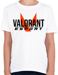 printfashion valorant e sport - Gyerek póló - Fehér (2541958)