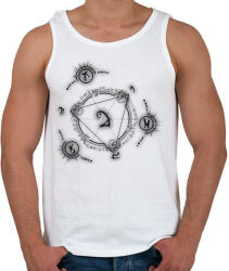 printfashion misztikus - Férfi atléta - Fehér (1281463)
