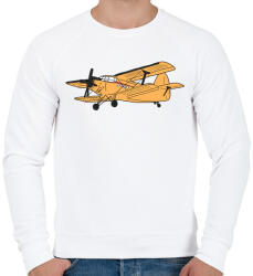printfashion Repülő - Férfi pulóver - Fehér (5276880)
