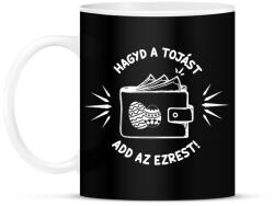 printfashion Hagyd a tojást - Bögre - Fekete (15754229)