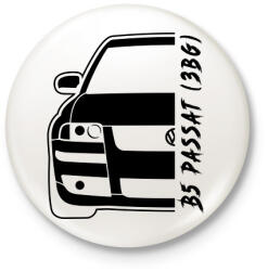 printfashion B5 passat 3BG - Kitűző, hűtőmágnes - Fehér (6726997)