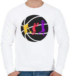 printfashion Kosaras élet - Férfi pulóver - Fehér (16143032)