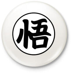 printfashion DRAGONBALL - Kitűző, hűtőmágnes - Fehér (5789072)