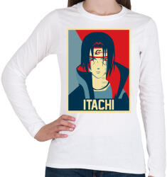 printfashion Itachi Uchihaa - Női hosszú ujjú póló - Fehér (5368213)