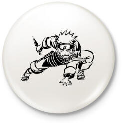 printfashion Naruto - Kitűző, hűtőmágnes - Fehér (3081267)
