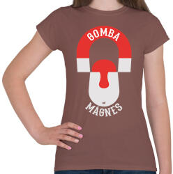 printfashion Gomba mágnes gombász ajándék - Női póló - Mogyoróbarna (11613100)
