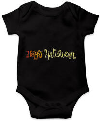 printfashion Happy Halloween átmenetes - Baba Body - Fekete (1823020)