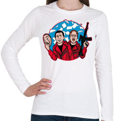 printfashion Dunder Mifflin - Női hosszú ujjú póló - Fehér (5086054)