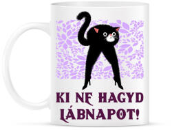 printfashion LÁBNAP - Bögre - Fehér (10800176)