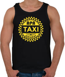 printfashion Apa taxi szolgálat - Férfi atléta - Fekete (7553515)